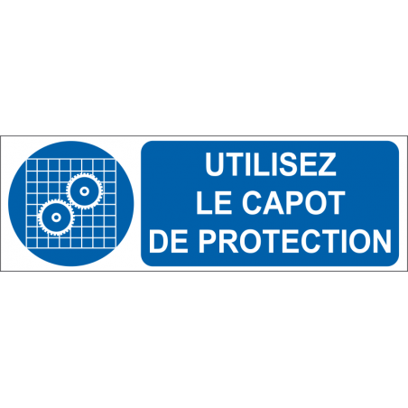 Utilisez le capot de protection