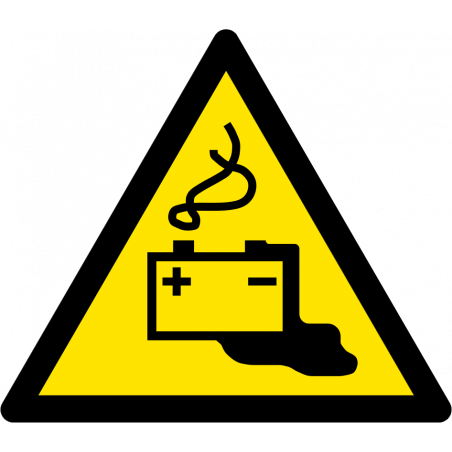 Danger Charge de la batterie en cours