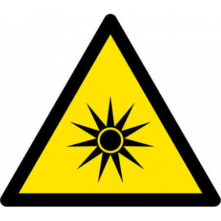 Danger Rayonnement optique