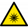 Danger Rayonnement optique