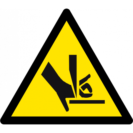 Attention aux mains Risque de sectionnement