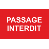 Passage interdit