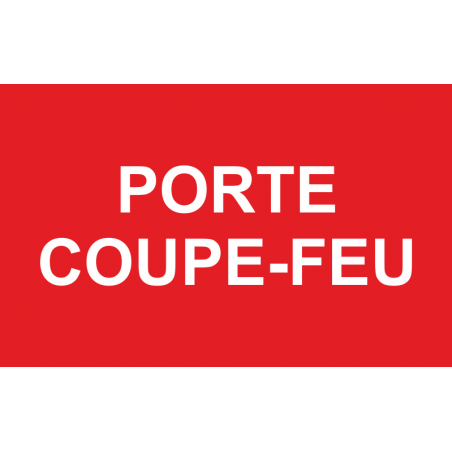 Porte coupe-feu