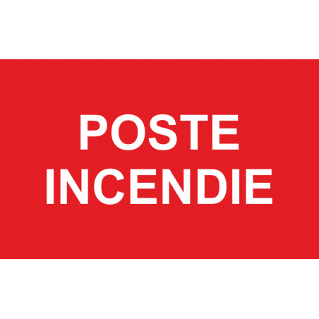 Poste incendie