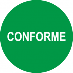 Pastilles "Conformité" (différents modèles)