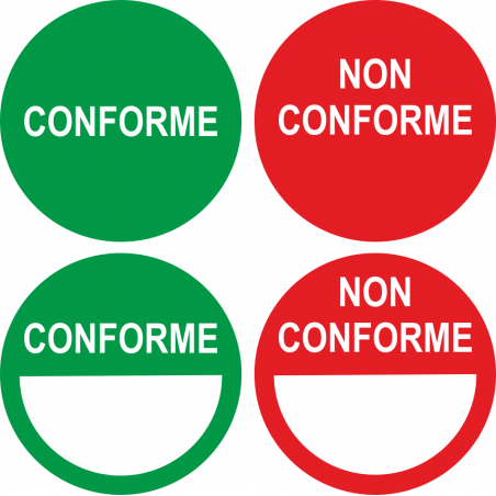 Pastilles "Conformité" (différents modèles)