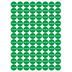 Pastilles "Conformité" (différents modèles)