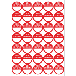 Pastilles "Conformité" (différents modèles)