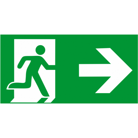 Sortie de secours droite