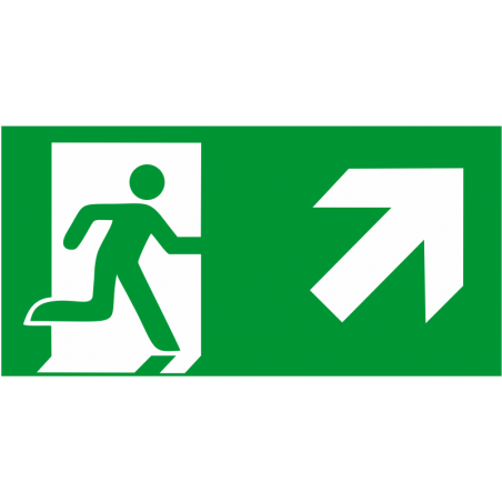 Sortie de secours haut droite