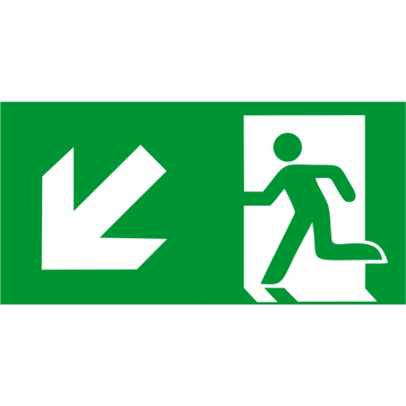 Sortie de secours bas gauche