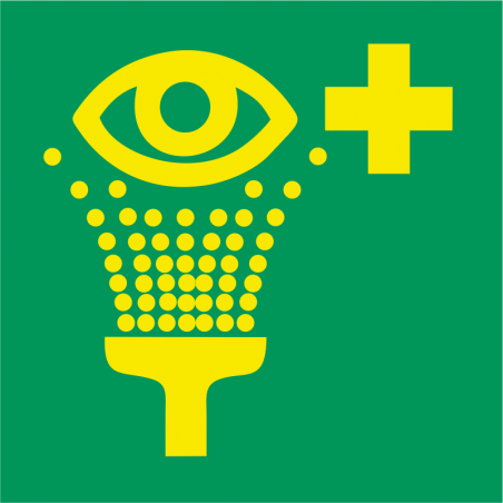 Equipement de rinçage des yeux