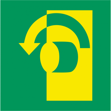 Tourner en sens inverse des aiguilles d’une montre pour ouvrir