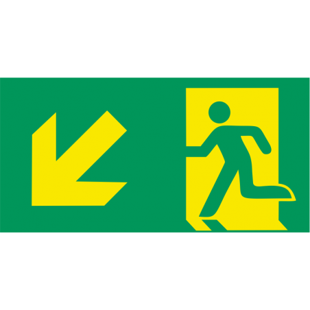 Sortie de secours bas gauche