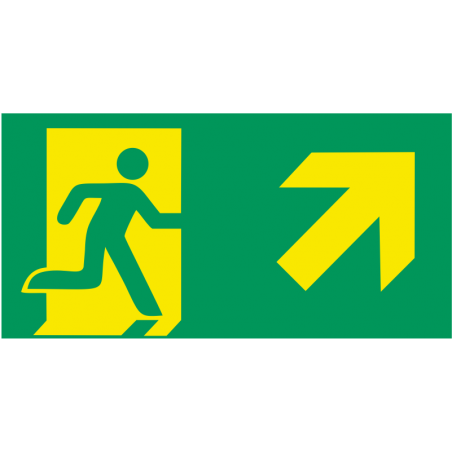 Sortie de secours haut droite