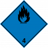 Gaz inflammable au contact de l'eau 4