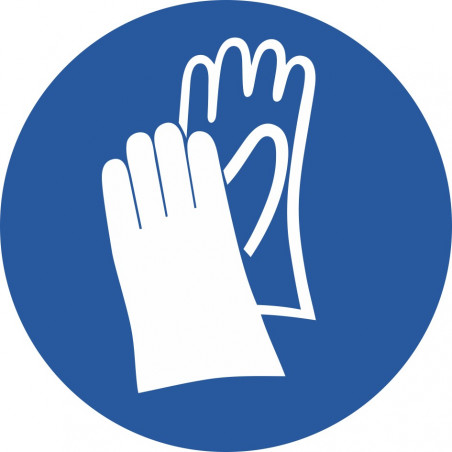 Gants de protection obligatoires