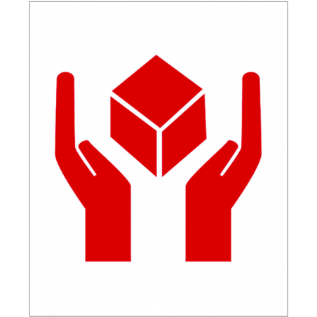 Etiquette manipuler avec précaution