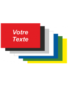Panneaux avec texte