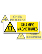 Pictogrammes Danger + Texte