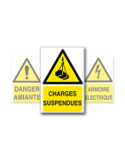 Pictogrammes Danger + Texte (portrait)