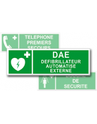 Pictogrammes Evacuation + Texte