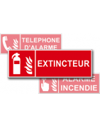 Pictogrammes Incendie + Texte