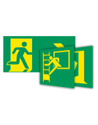 Evacuation/secours photoluminescent