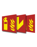 Incendie photoluminescent