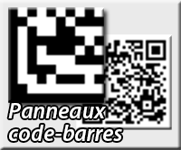 Panneaux code-barres