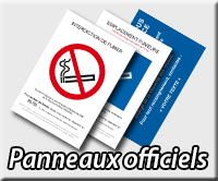 Panneaux officiels