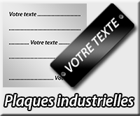 Plaques industrielles